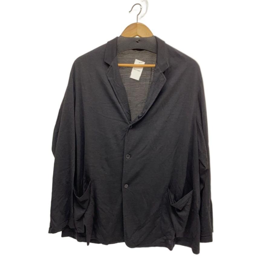 24SS COMOLI サマー ウール ジャケット サイズ1 テーラード COMOLI◇サマーウールジャケット/テーラードジャケット/1/ウール/BLK