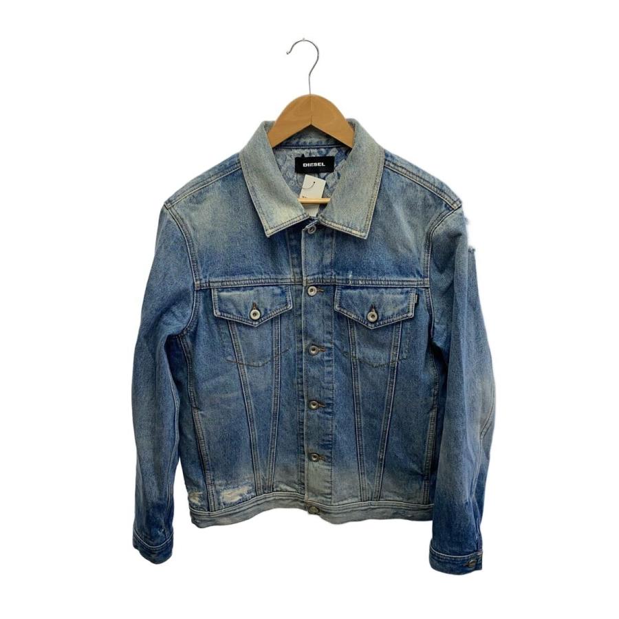 DIESEL◇D-ROBYN/クラッシュデニムジャケット/Gジャン/L/デニム/IDG
