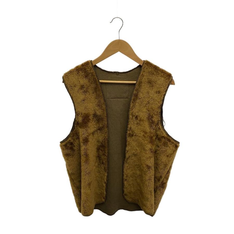Barbour◇00S/WARM PILE LINNING/ライナーベスト/38/アクリル/BRW/無地