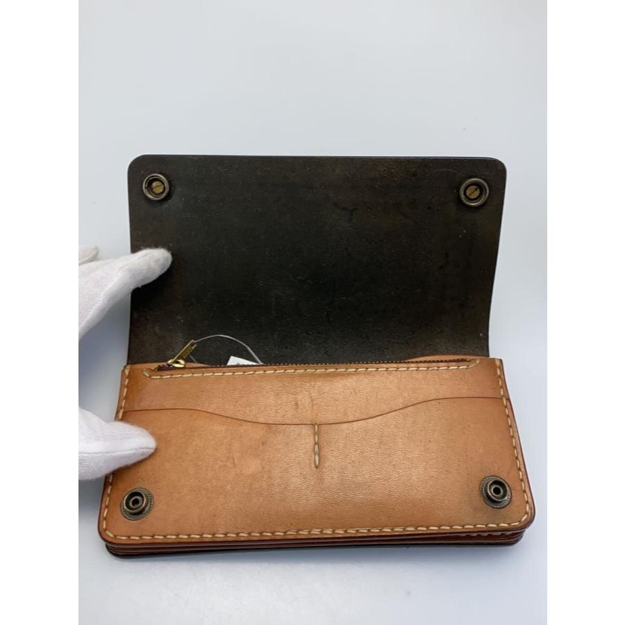 トラッカーウォレット/コンチョ/長財布/レザー/BLK/無地/メンズ