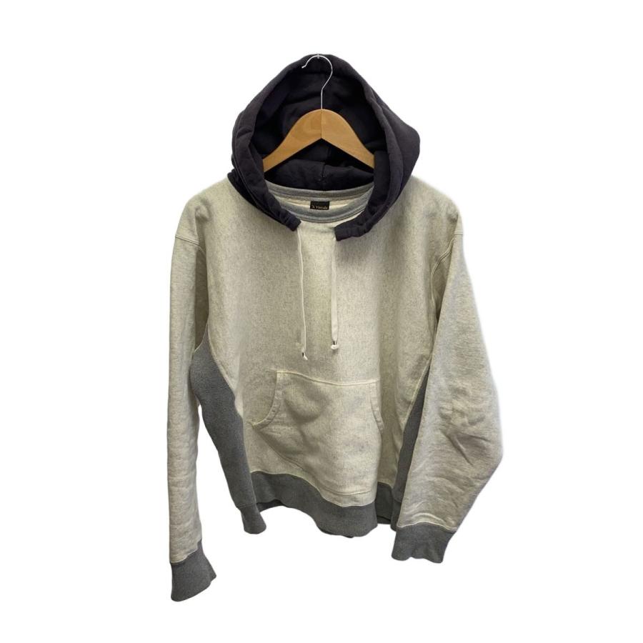 A VONTADE◇AFTER HOODIE PARKA/フード後付け パーカー/L/コットン
