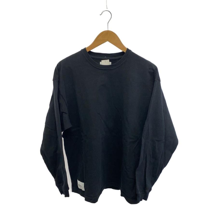 WTAPS◇25AW/SIGN-YD/LS/COTTON/長袖Tシャツ/2/コットン/BLK/252ATDT