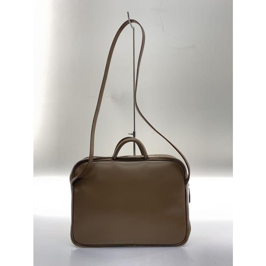mina perhonen◇siemen bag/2WAY/ショルダーバッグ/牛革/BEG/無地