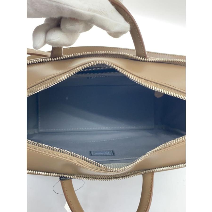mina perhonen◇siemen bag/2WAY/ショルダーバッグ/牛革/BEG/無地