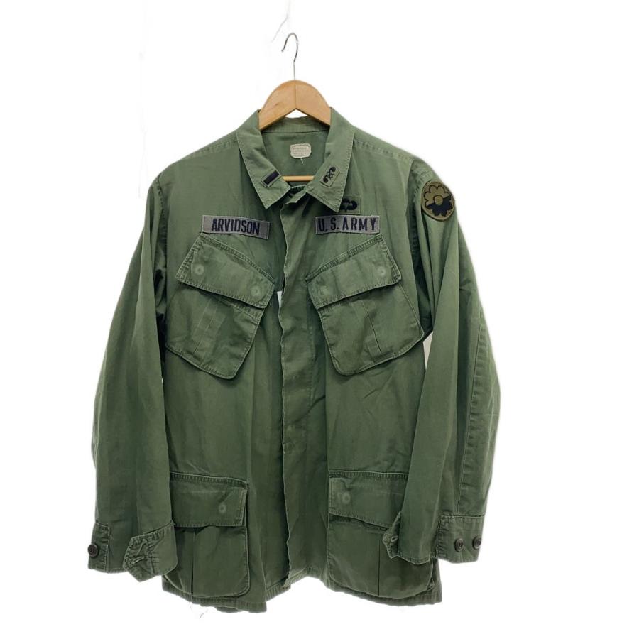 70s アメリカ軍 実物 ジャングルファティーグ ジャケット 4th S-L