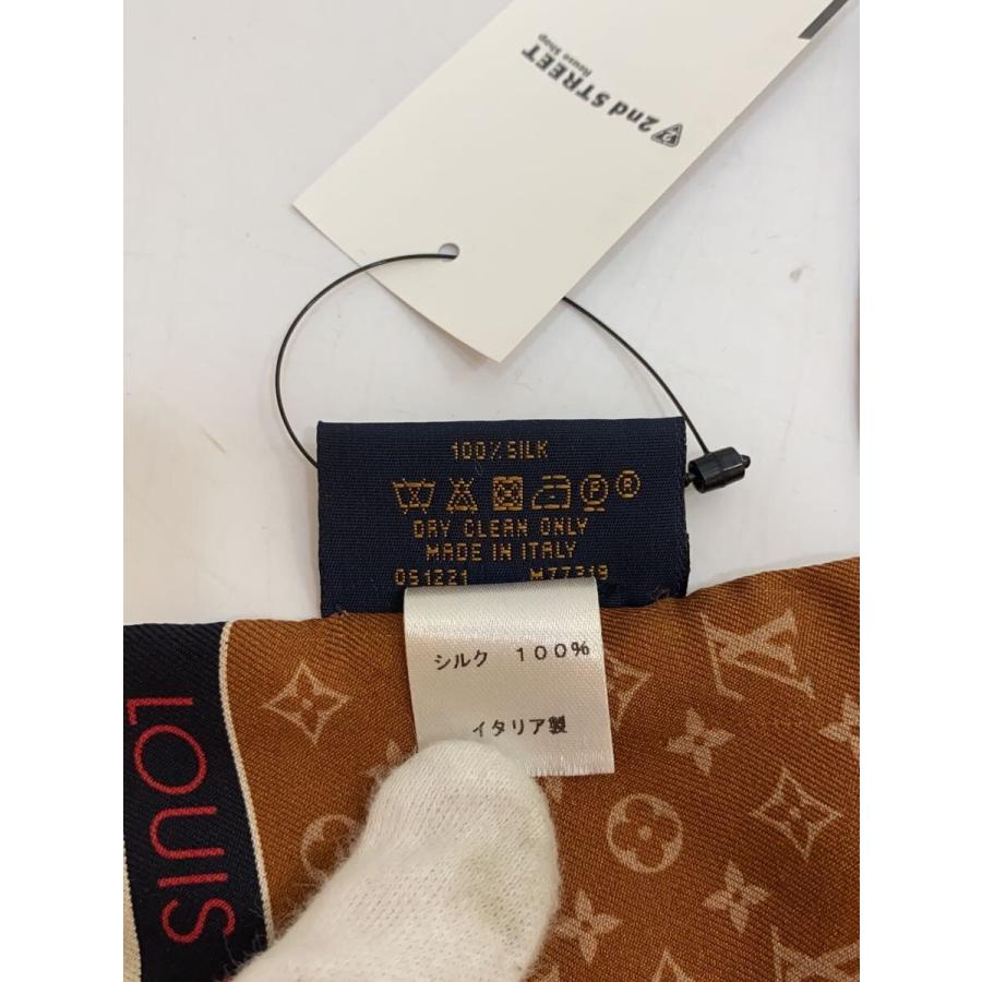ち*️様 ルイヴィトン M77319 スカーフ LOUIS VUITTON◇バンドー・プラネット/スカーフ/シルク/マルチカラー