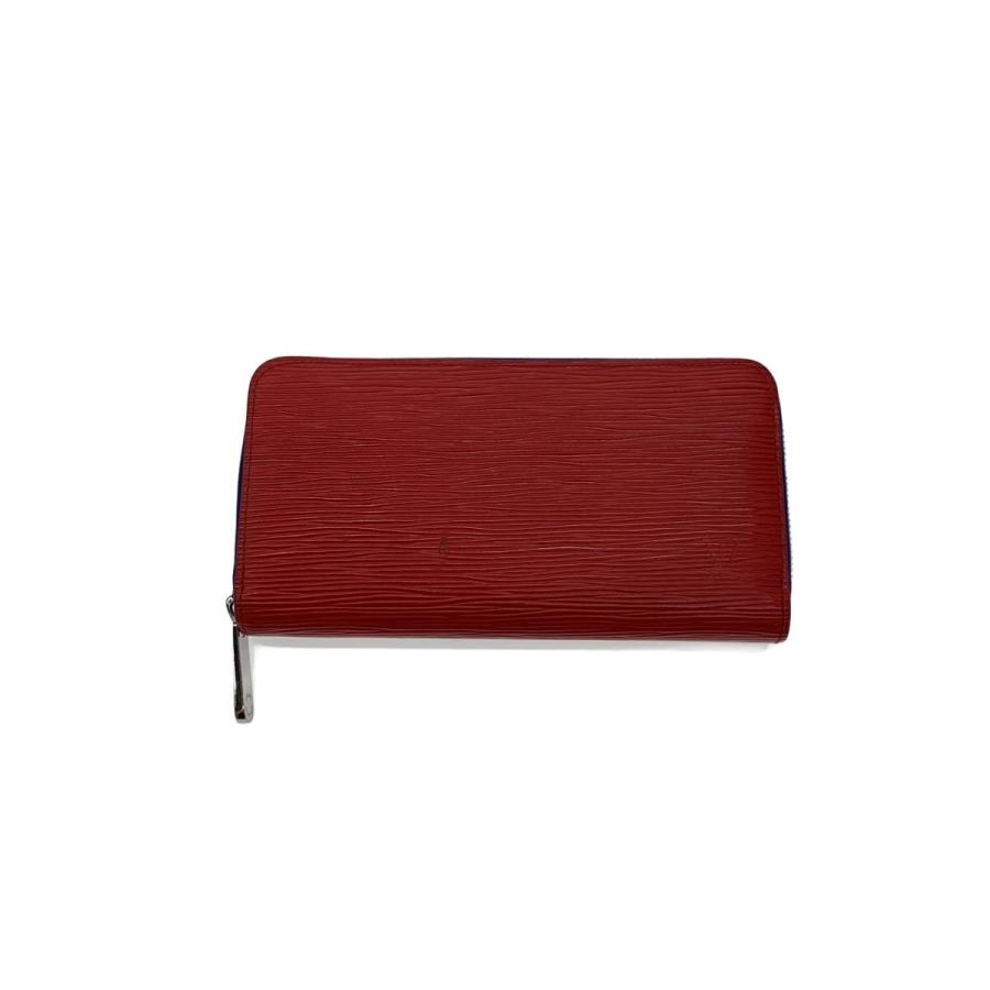 LOUIS VUITTON◇ジッピー・ウォレット_エピ/牛革/RED/レディース