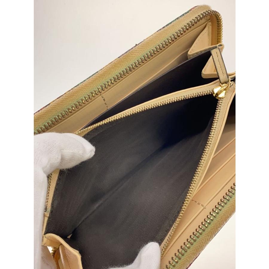 GUCCI◇ダブルG/パイソン/ラウンドファスナー/長財布/レザー/マルチ