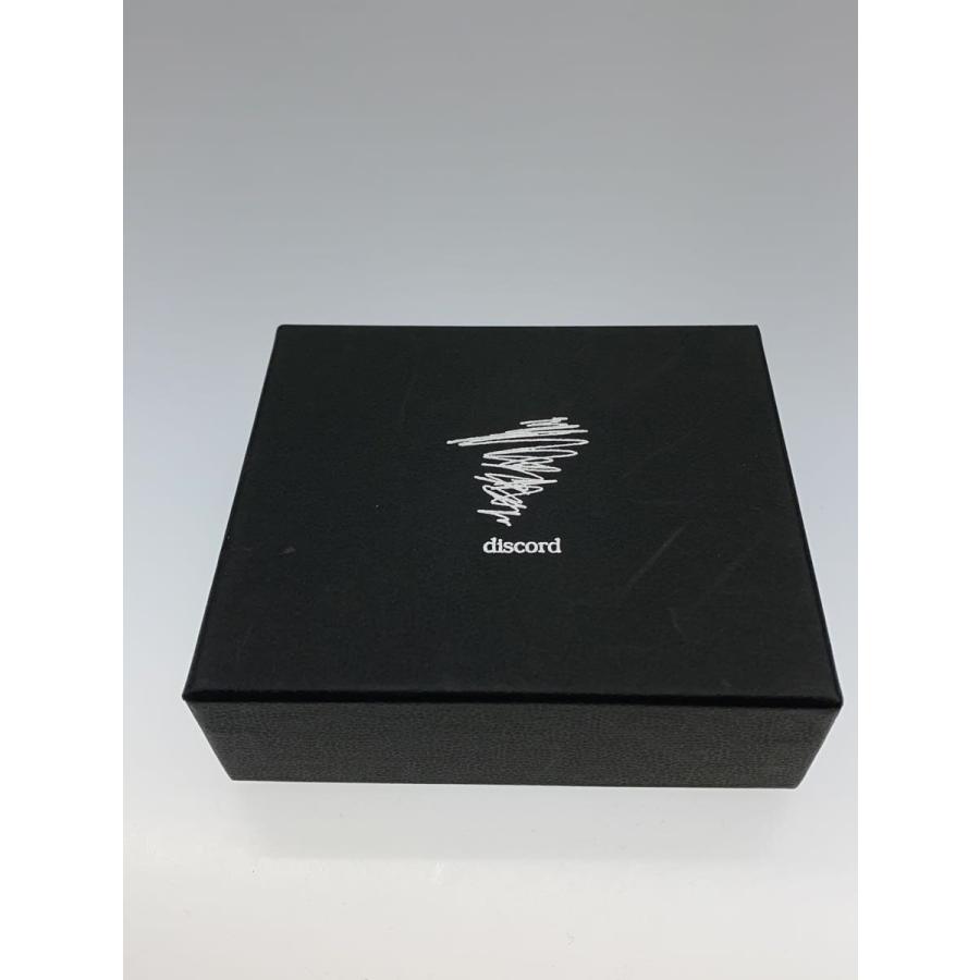 discord Yohji Yamamoto◇3つ折り財布/レザー/グレー/メンズ