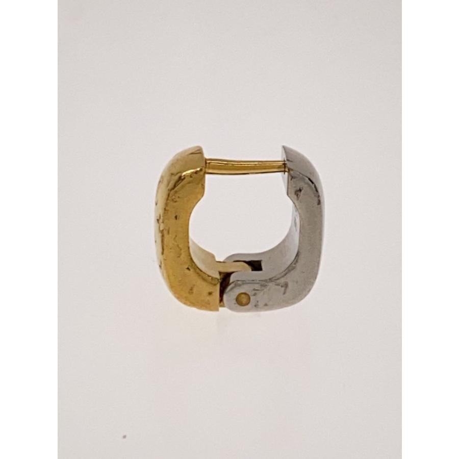 LOUIS VUITTON◇ブックル ドレイユ_ナノグラム/片耳のみ/ピアス/GLD