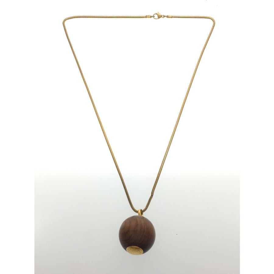 HERMES◇セリエウッドボールネックレス/--/BRW/レディース HERMES◇セリエウッドボールネックレス/--/BRW/レディース