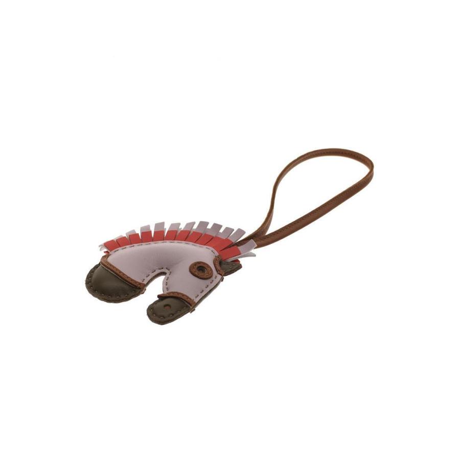 HERMES / ジージカマイユ/チャーム/ホース/馬モチーフ/キーホルダー/レザー/マルチカラー/レディース HERMES◇ジージカマイユ/チャーム/ホース/馬モチーフ/キーホルダー