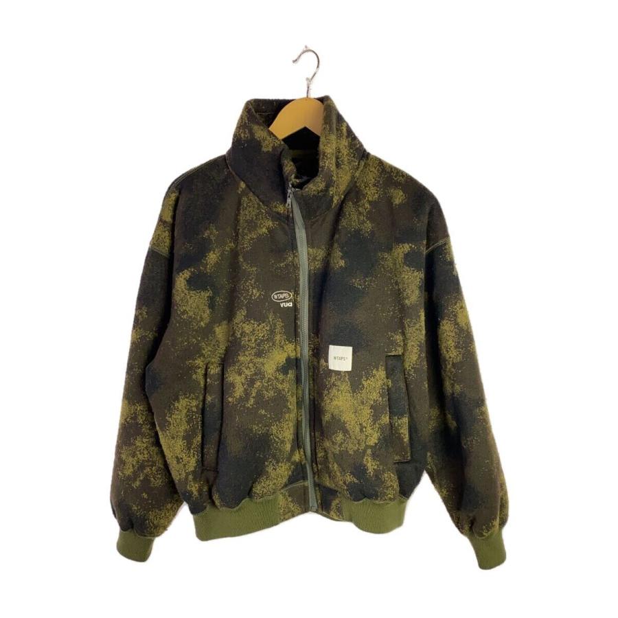 WTAPS◇フリースジャケット/1/ポリエステル/KHK/232TQDT-JKM07/柄