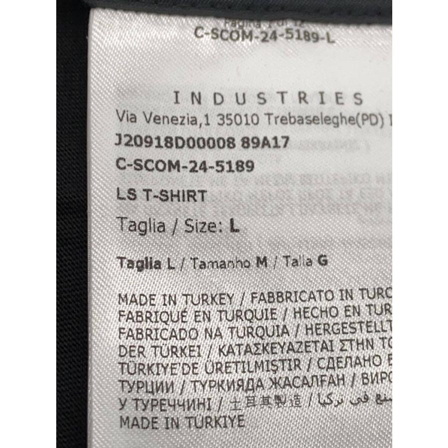 MONCLER◇長袖Tシャツ/L/コットン/ブラック/J20918D00008 89A17/ロンT