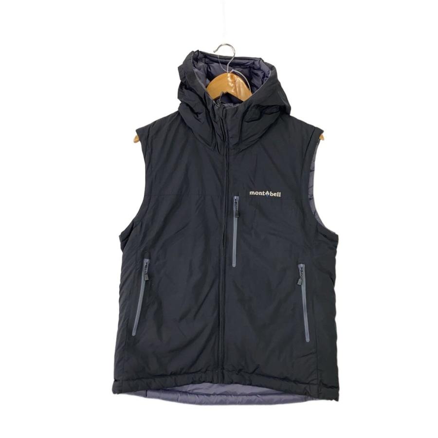 モンベル ダウンベスト 800FP ブラック スペリオダウン ラウンドネックベスト Men's｜モンベル