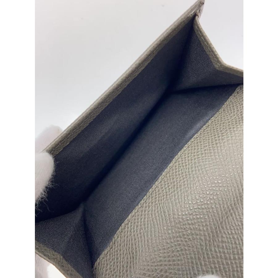 Salvatore Ferragamo◇2つ折り財布/レザー/グレー/レディース/DP