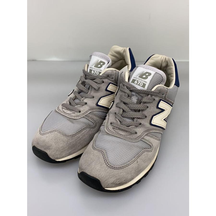 NEW BALANCE◇M670/グレー/UK7/GRY/レザー : セカンドストリートYahoo 