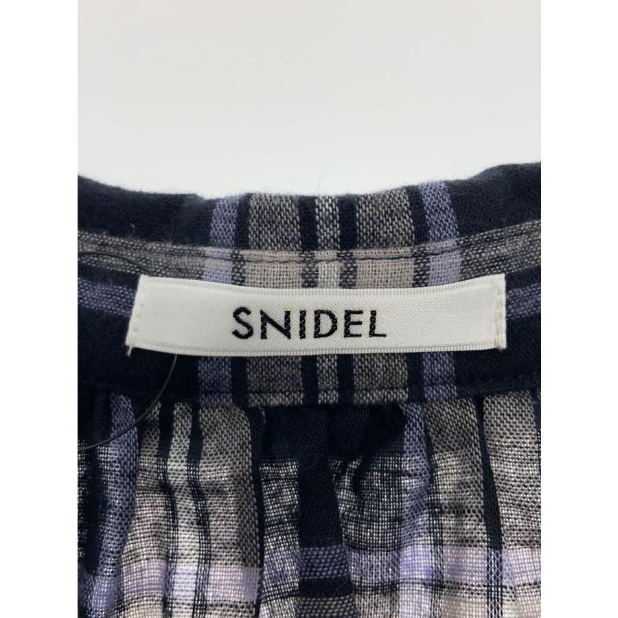 SNIDEL◆シャツワンピース/O/コットン/ネイビー/チェック｜ssol-shopping｜03