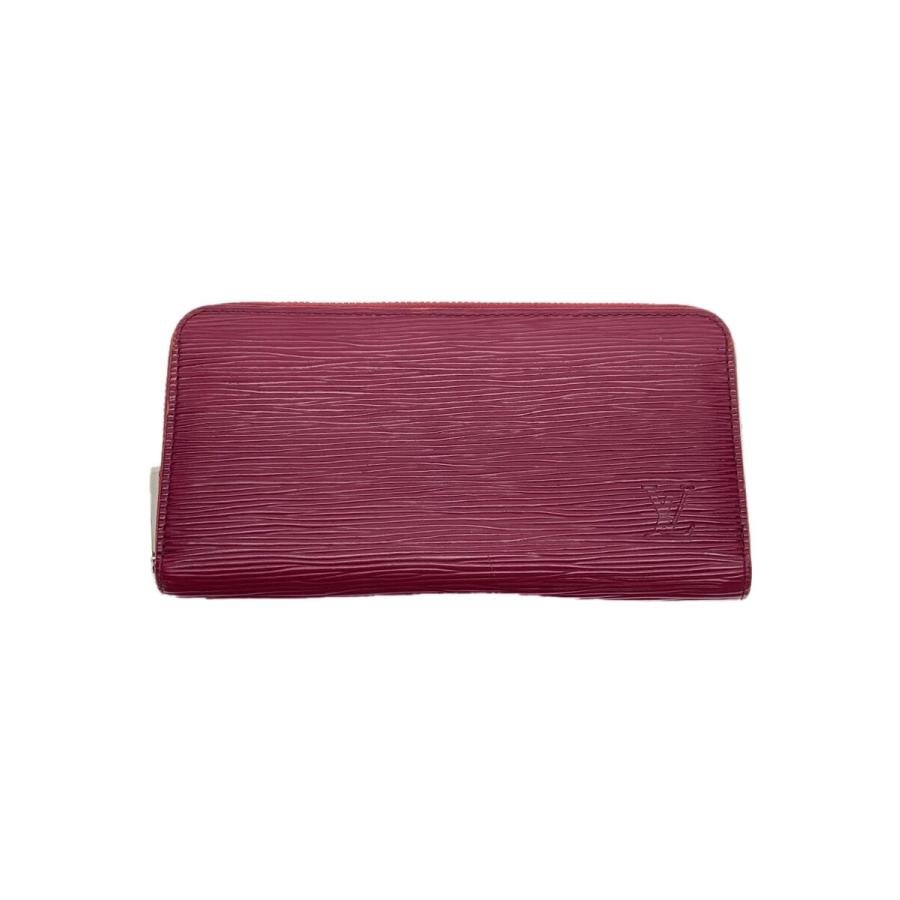 LOUIS VUITTON◇ジッピー・ウォレット_エピ_RED/レザー/レディース/長