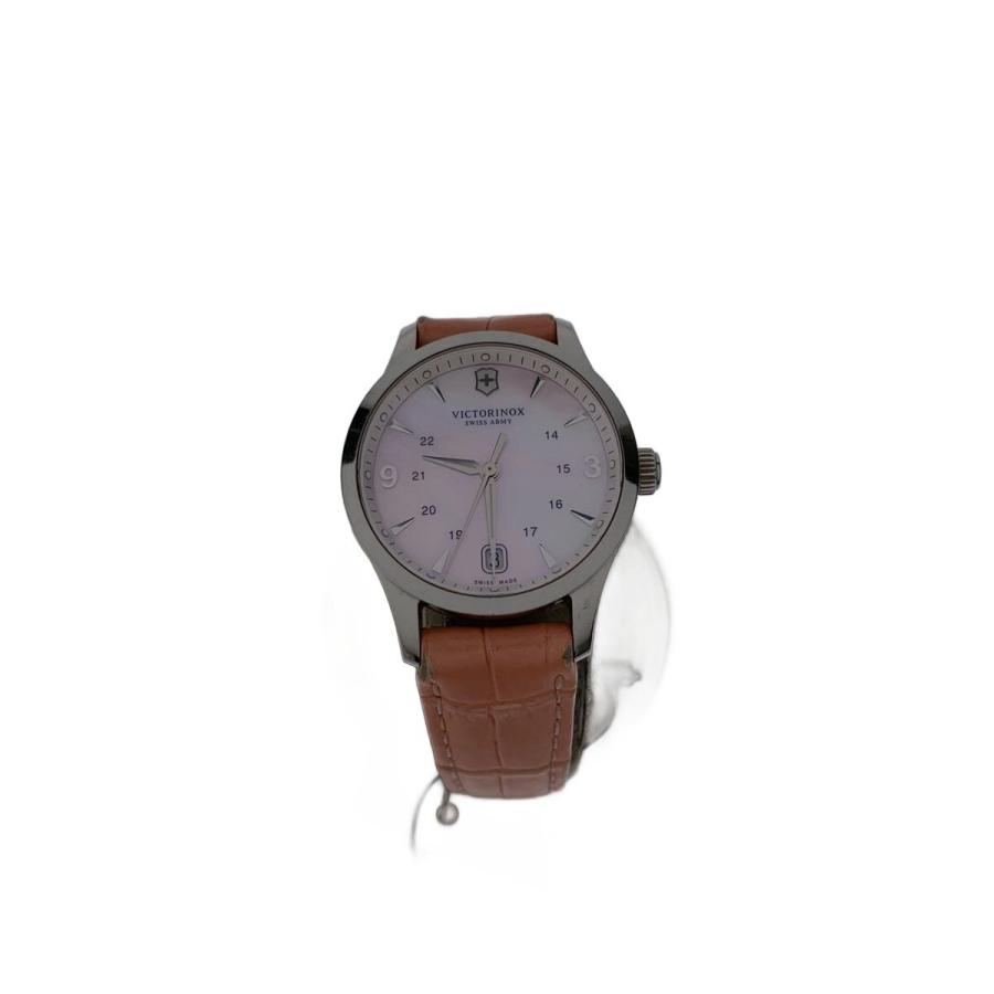 VICTORINOX SWISS ARMY◇クォーツ腕時計/アナログ/レザー/241663 