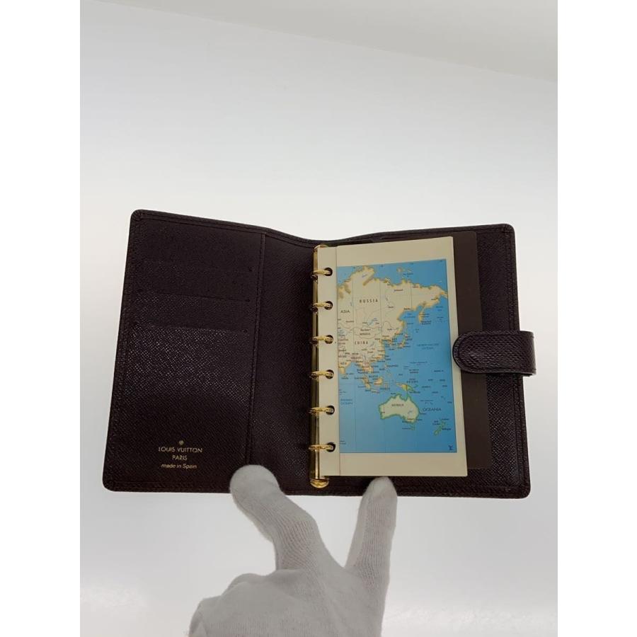 LOUIS VUITTON◇アジェンダPM_タイガ/--/BRW/メンズ/R20416/手帳カバー 