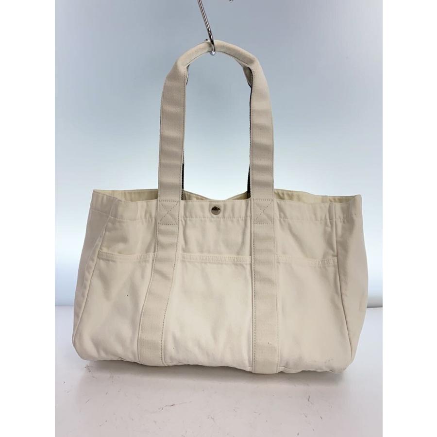 【PORTER】ホワイトキャンバストートバッグ PORTER◇トートバッグ/キャンバス/ホワイト/×中田英寿/PORTER/ポーター