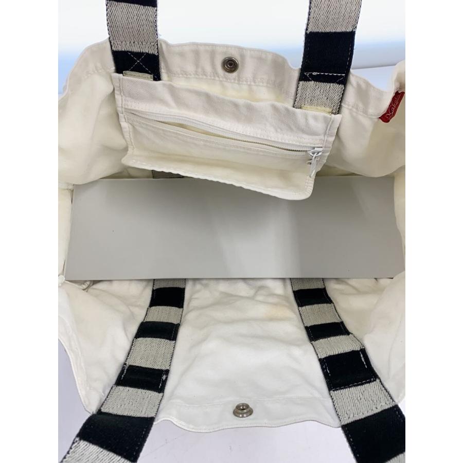 【PORTER】ホワイトキャンバストートバッグ PORTER◇トートバッグ/キャンバス/ホワイト/×中田英寿/PORTER/ポーター