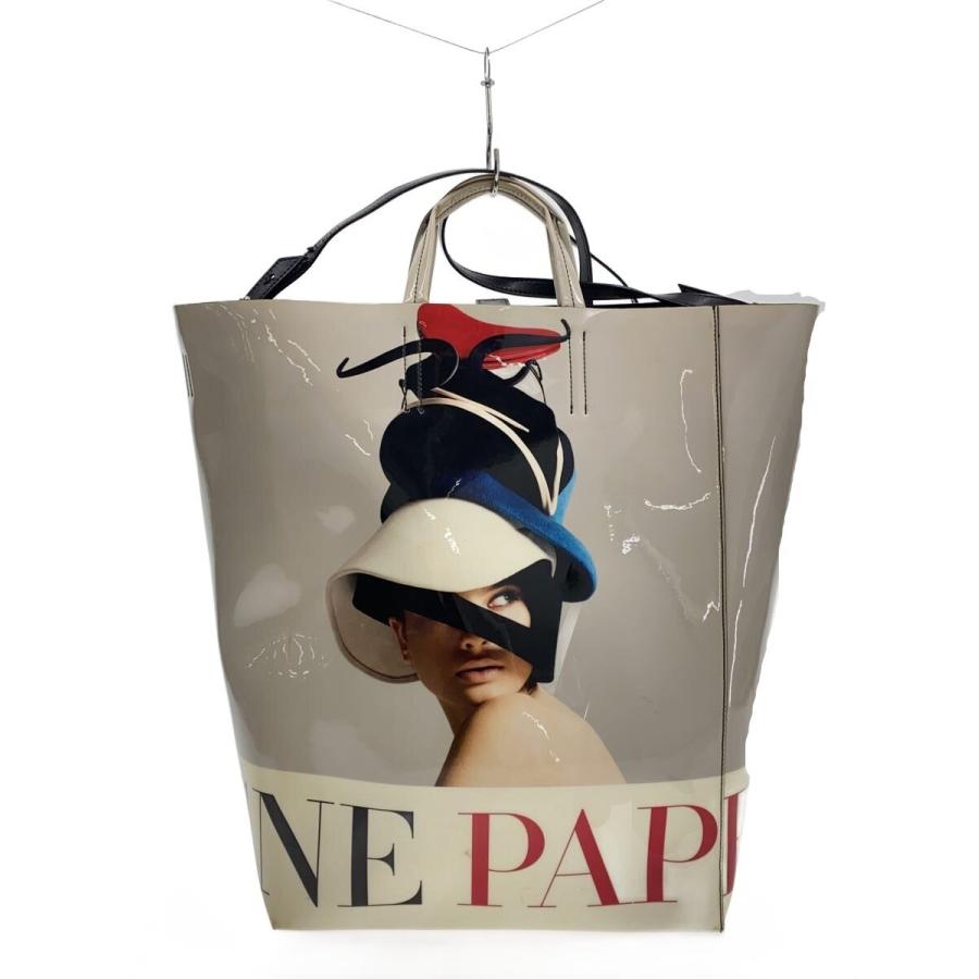 Acne Studios(Acne)◇バッグ/PVC/プリント/19ss/Baker PVC tote/ACNE 