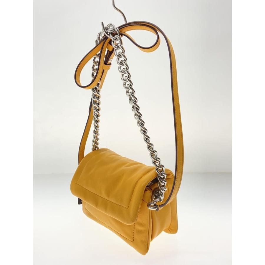 MARC JACOBS◇ショルダーバッグ/レザー/YLW/PILLOW BAG/2way/斜め掛け 