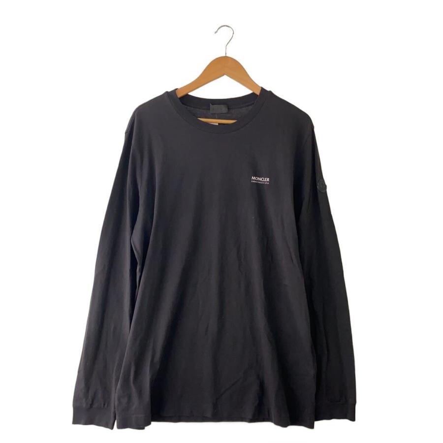 MONCLER◇長袖Tシャツ/XL/コットン/BLK/C-SCOM-23-53854// : セカンド