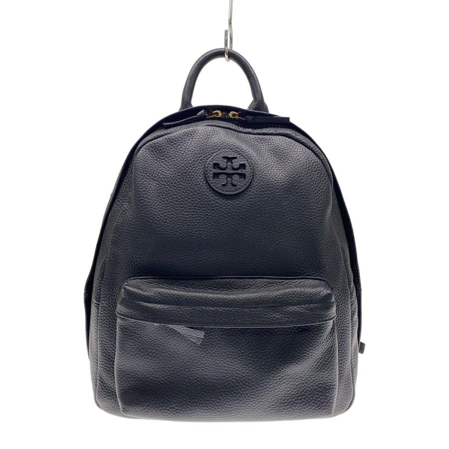 TORY BURCH◇リュック/レザー/BLK/無地/10005626/THEA MINI BACKPACK