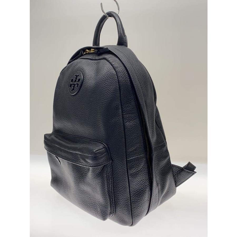 TORY BURCH◇リュック/レザー/BLK/無地/10005626/THEA MINI BACKPACK
