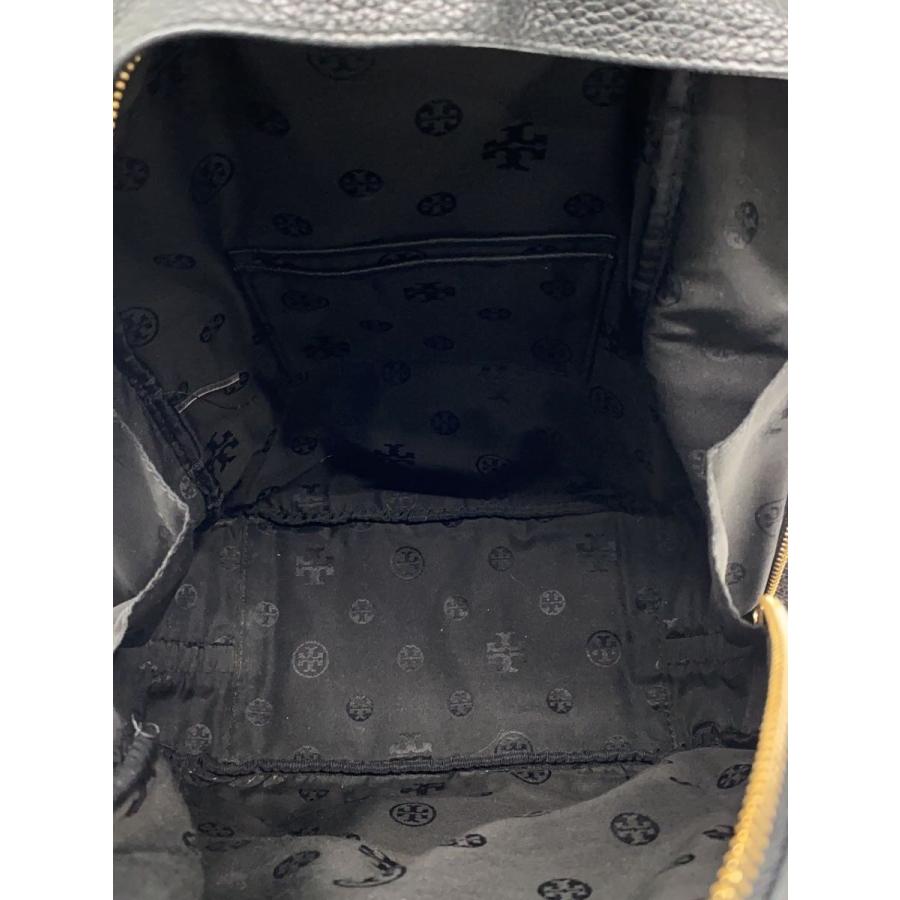 TORY BURCH◇リュック/レザー/BLK/無地/10005626/THEA MINI BACKPACK