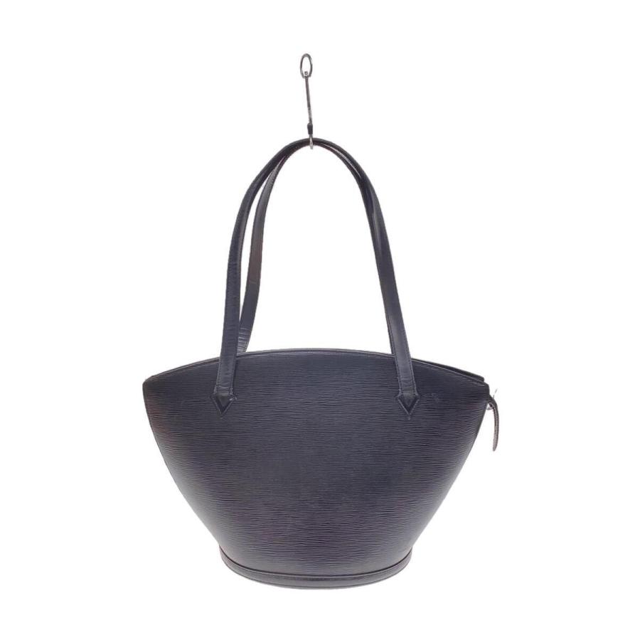 LOUIS VUITTON◇サンジャック・ショッピング_エピ_BLK/レザー/BLK