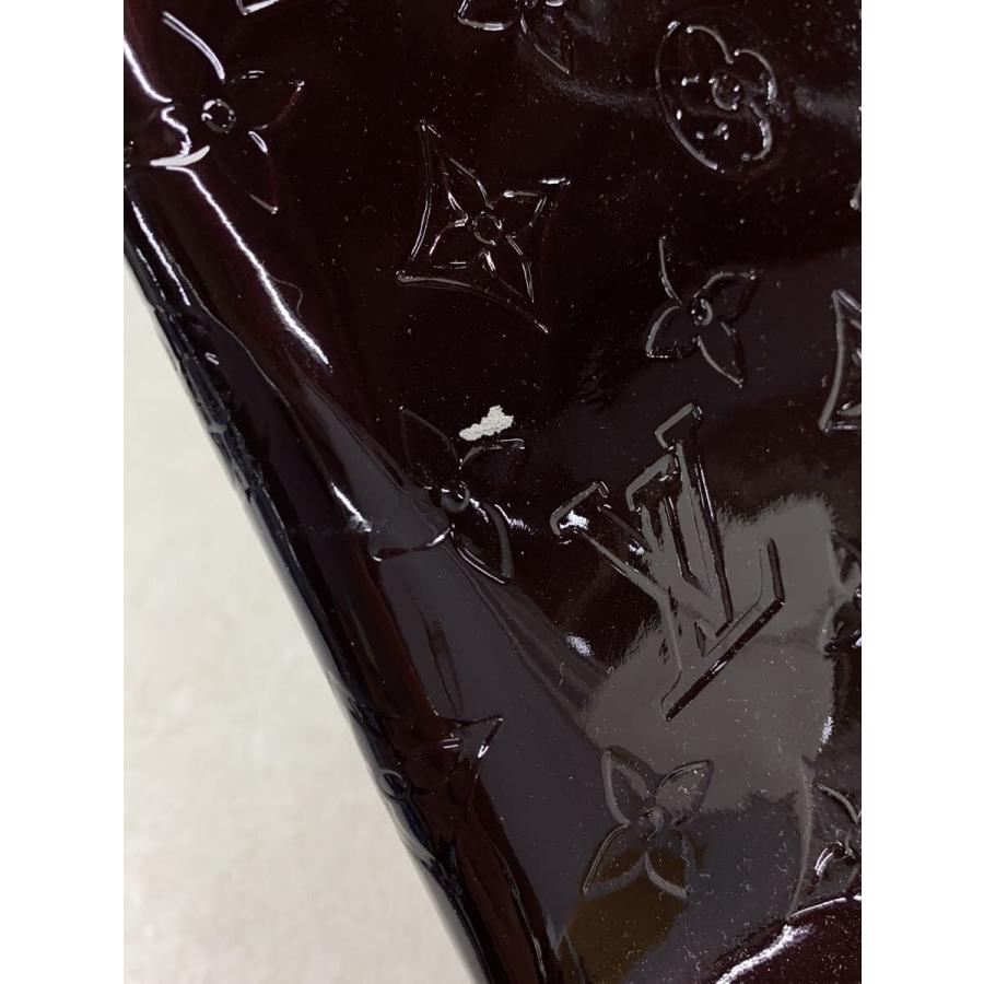 LOUIS VUITTON◆ウィルシャーMM_モノグラム・ヴェルニ_RED/エナメル/RED_7