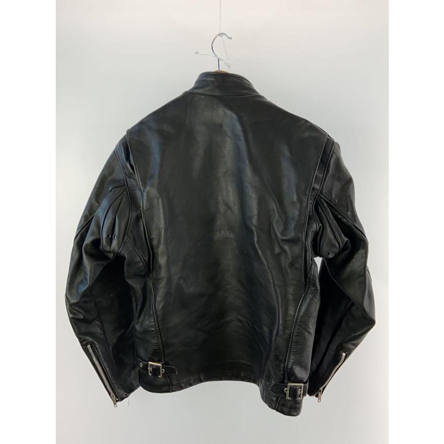 Schott◇シングルライダースジャケット/38/レザー/黒/ブラック Schott◇シングルライダースジャケット/38/レザー/黒/ブラック