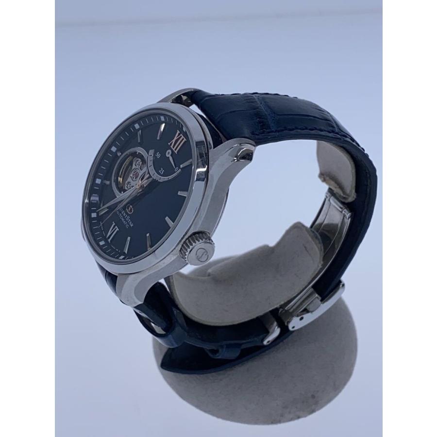 俊さん様　【稼動品】ORIENT STAR 自動巻き腕時計 F6R4-UAA0 Orient Star◇自動巻腕時計/アナログ/レザー/ネイビー/F6R4-UAA0