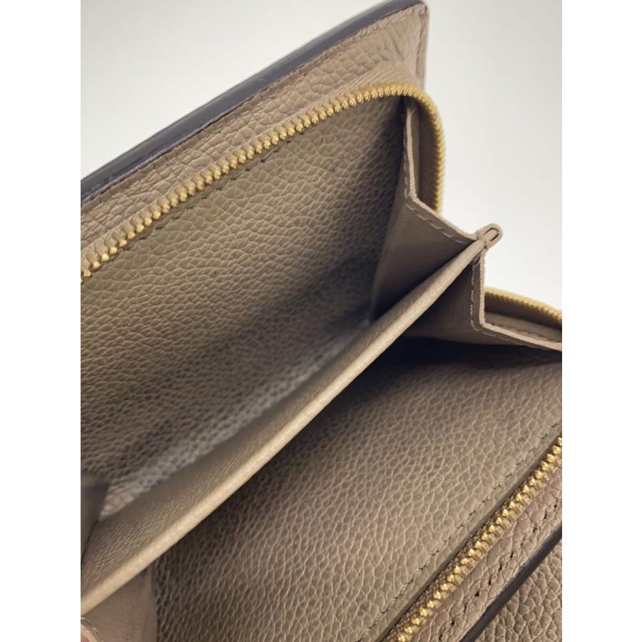LOUIS VUITTON◇ポルト・フォイユ・クレア_モノグラム・アンプラント
