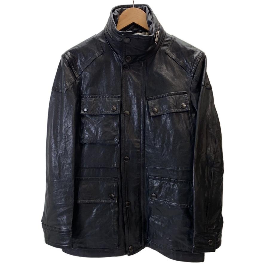 BURBERRY LONDON◇レザージャケット・ブルゾン/M/羊革/BLK/A1F71-416