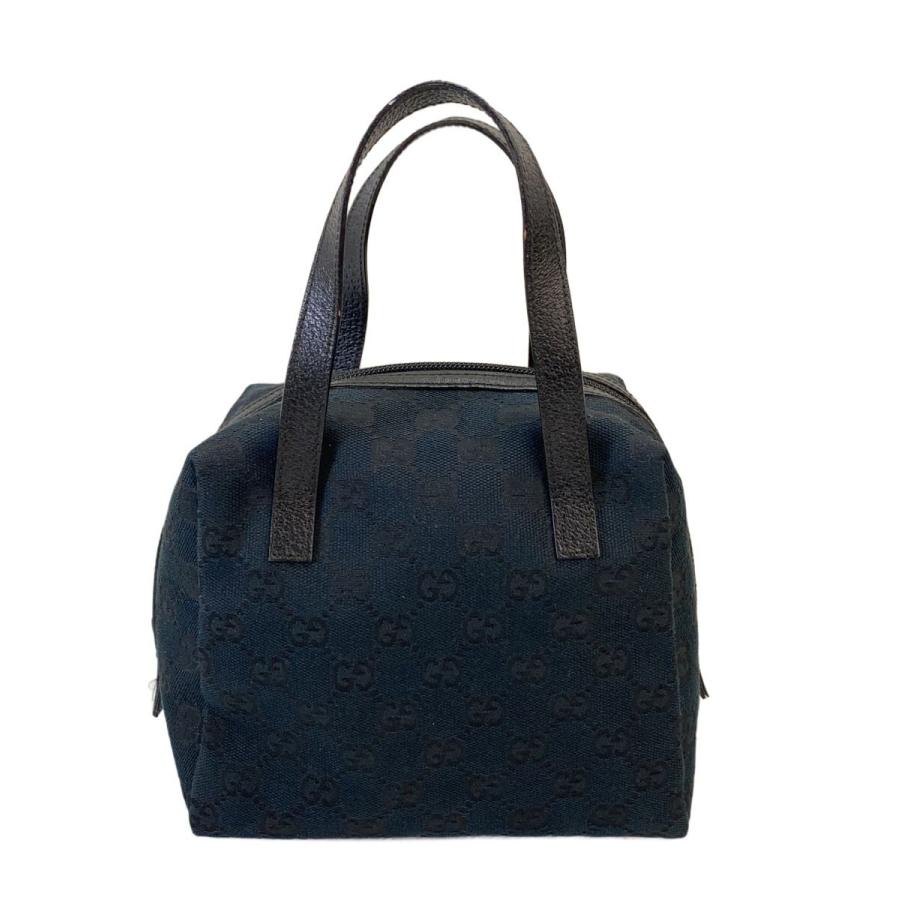 GUCCI◇ハンドバッグ_GGキャンバス/キャンバス/BLK/ミニハンドバッグ