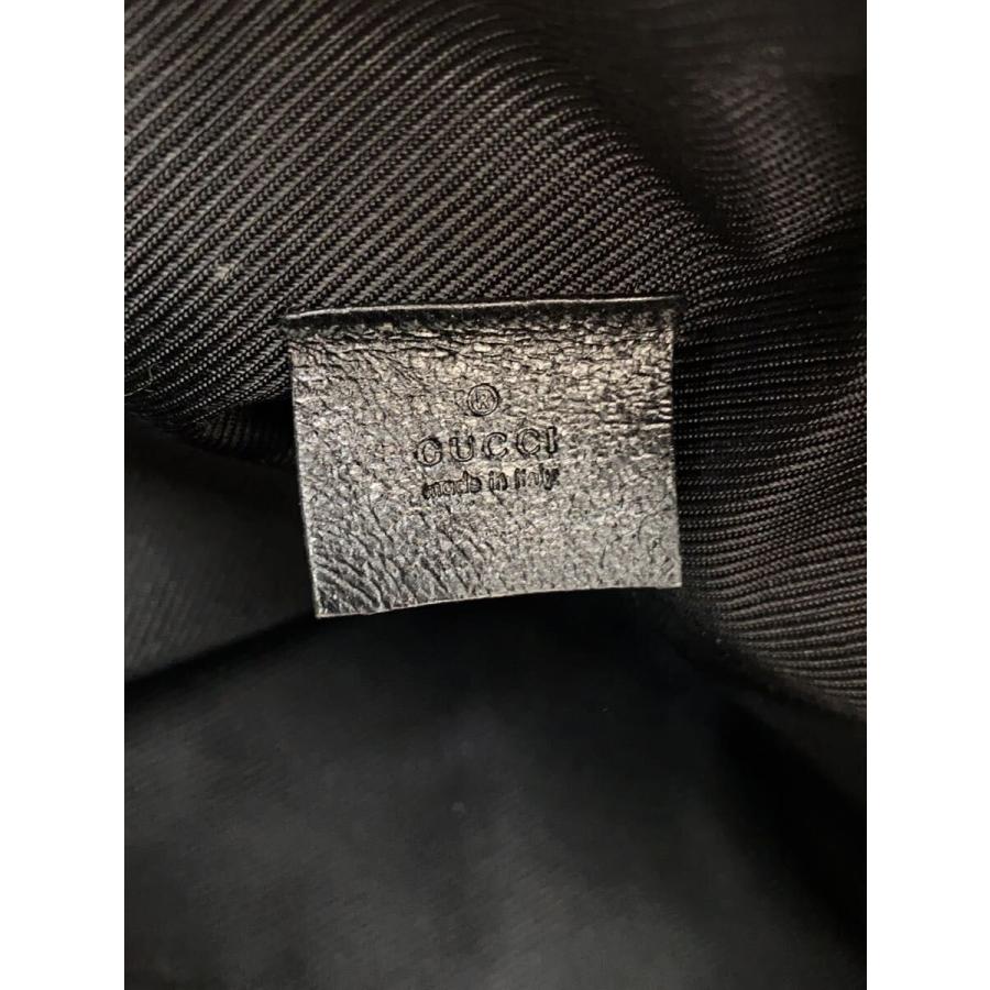 GUCCI◇ハンドバッグ_GGキャンバス/キャンバス/BLK/ミニハンドバッグ