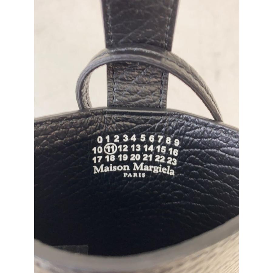 メゾンマルジェラ スマホショルダーバッグ ブラック Maison Margiela◇ショルダーバッグ/レザー/BLK/S56UI0226