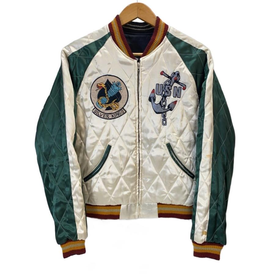 東洋エンタープライズ U.S. NAVY ミリタリージャケット 東洋エンタープライズ◇U.S.NAVY/スカジャン/M/ポリエステル/NVY