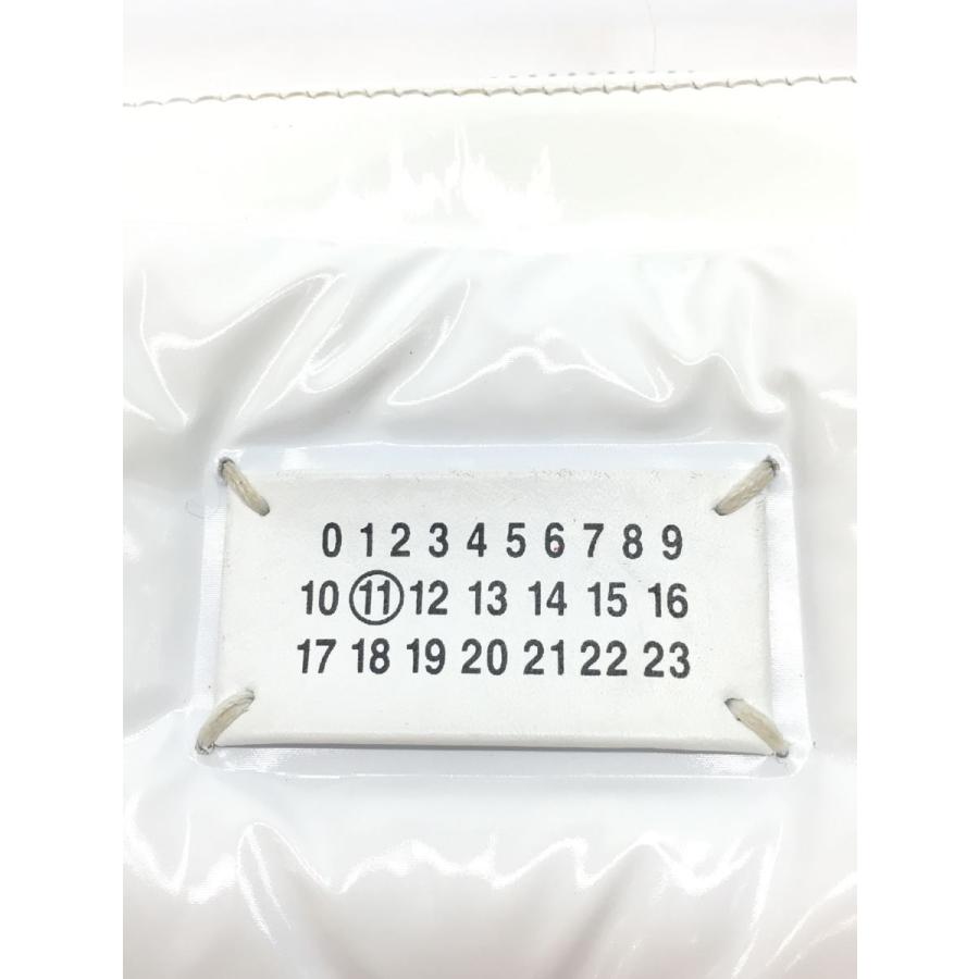 Maison Margiela◇GLAM SLAM/ショルダーバッグ/エナメル/WHT/無地