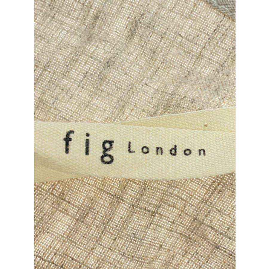 fig London◆7分袖ワンピース/FREE/リネン/BEG｜ssol-shopping｜03