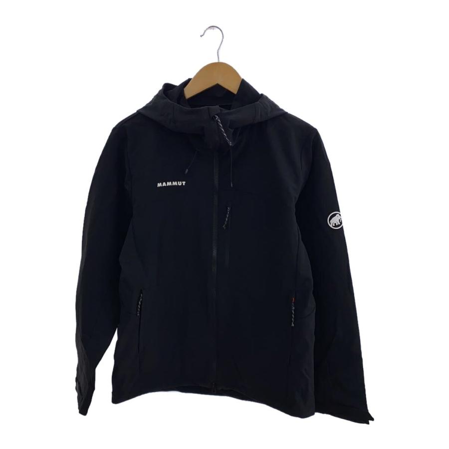 MAMMUT◇タグ付/Trekkers SO Hooded Jacket/M/ポリエステル/ブラック