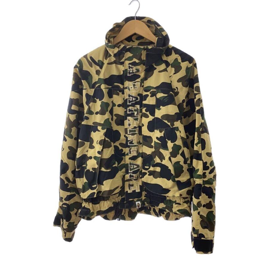 A BATHING APE◇ジャケット/L/ナイロン/マルチカラー/カモフラ/00s