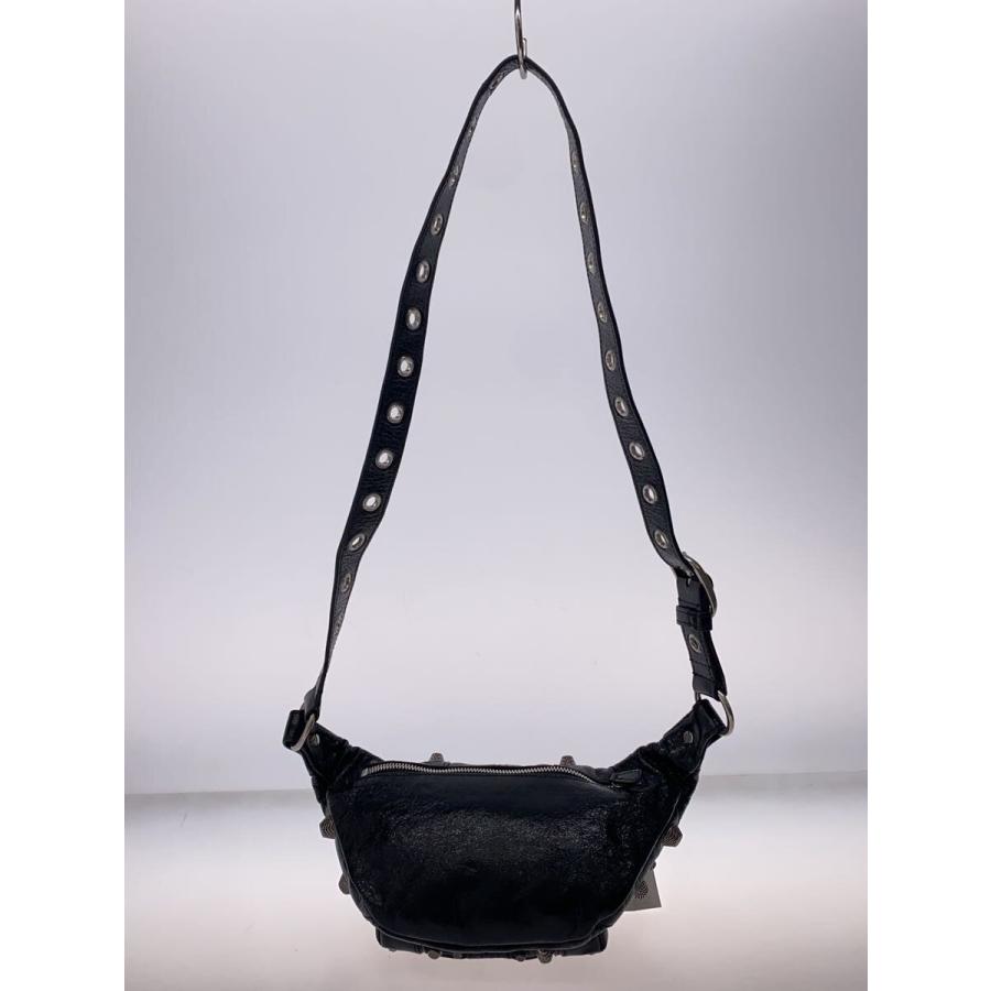 BALENCIAGA◆LE CAGOLE XS/ショルダーバッグ/羊革/ブラック/719082-1000・P・493075//_2