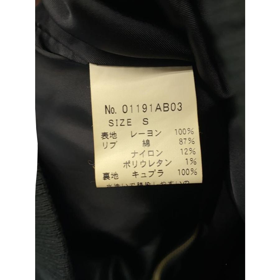 HYSTERIC GLAMOUR◇×THE Cramps/サテンスカジャン/S/レーヨン/BLK