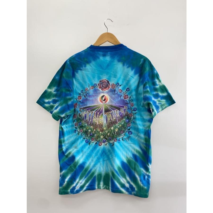 90S/Tシャツ/XL/コットン/ブルー/grateful dead タイダイ// 90